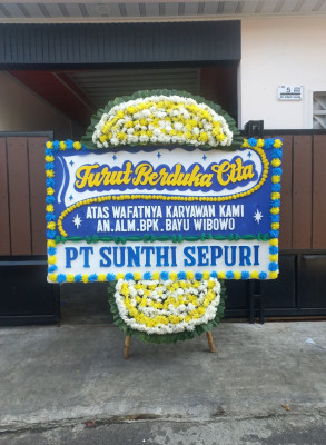 Papan Bunga Duka di Batuputih Bawah